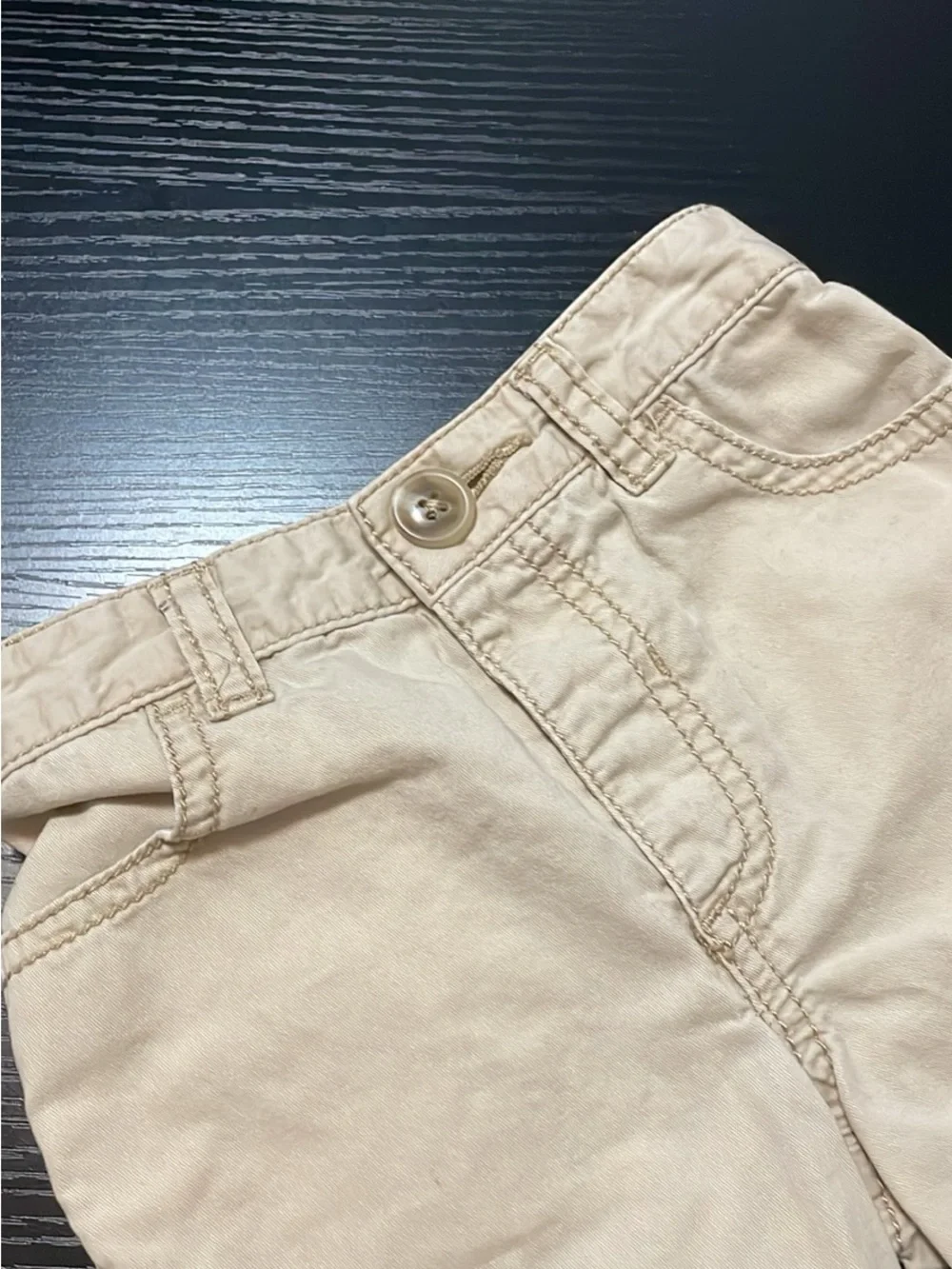 6/12m Vintage Y2K Old Navy Khaki Cargo Pants
